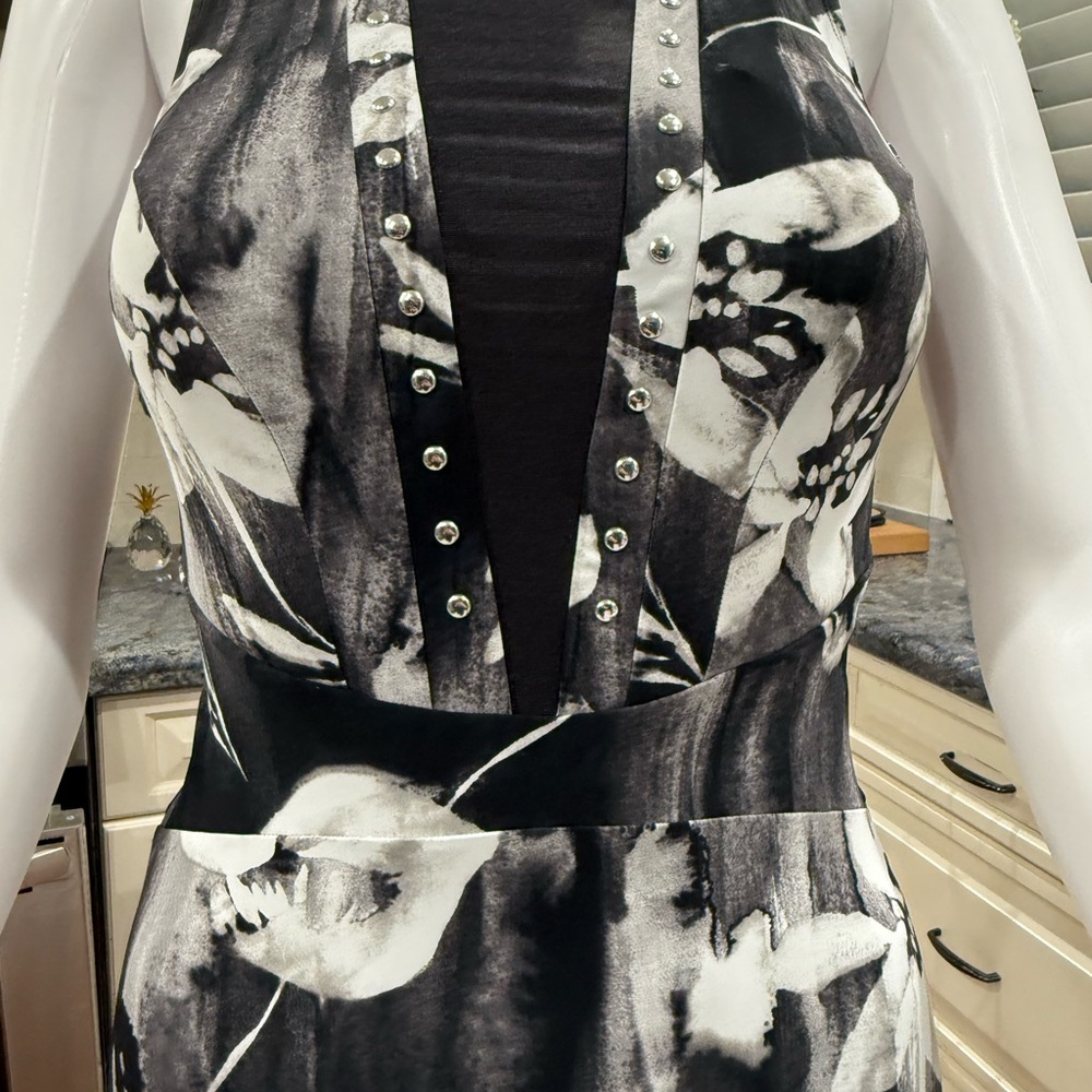 NWT $188 Amoressa by Miracle Suit Centai One-Piece Swimsuit Mesh and Studs 6 - Picture 2 of 15